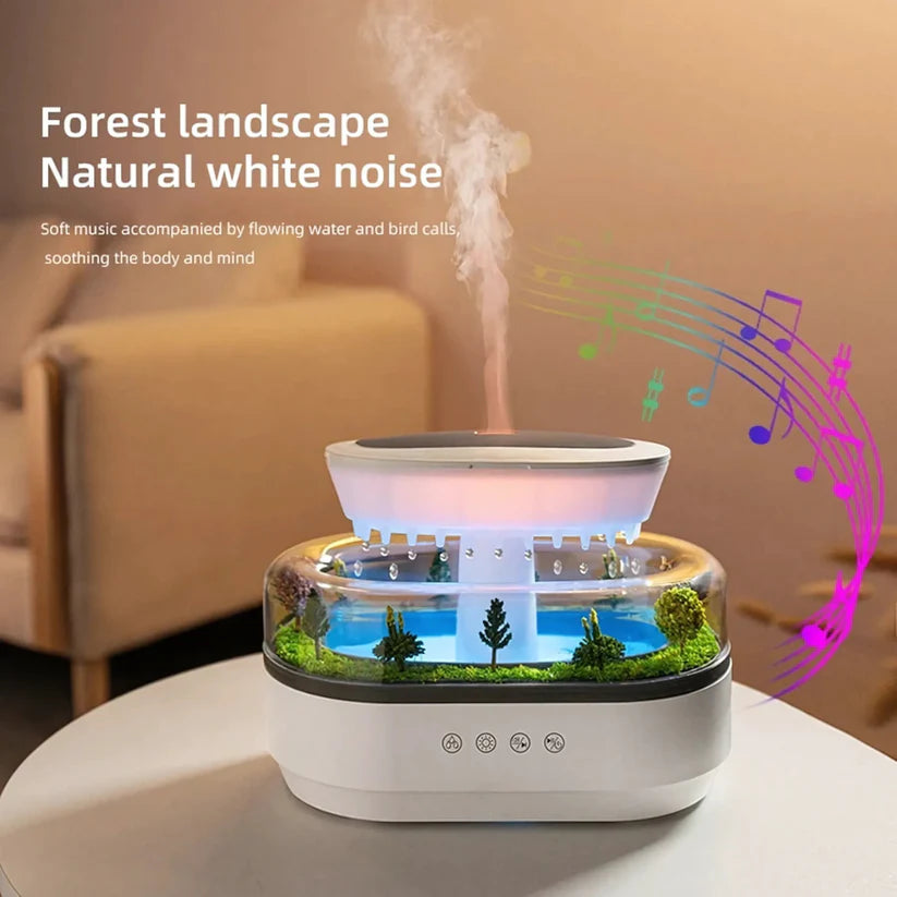 Humidifier With Rain Effect